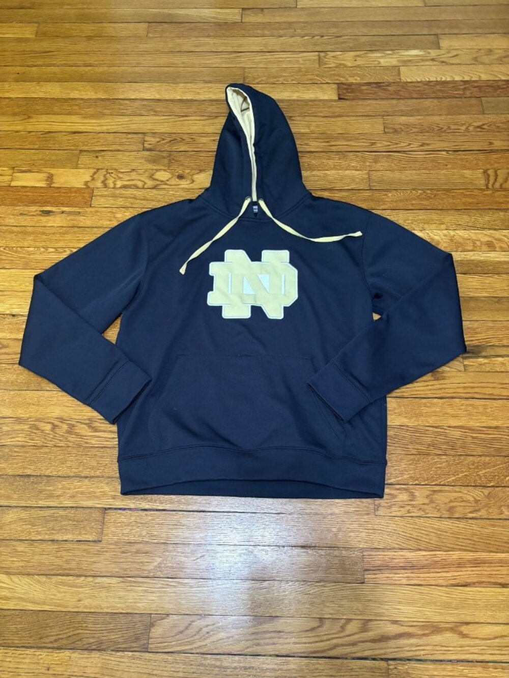 Stadium Athletics Notre Dame Hoodie SweaStadium Attshirt Blue Men’s Size XL NCAA